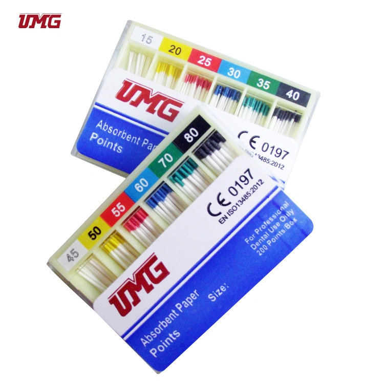 Dental Millimeter Marked Absorbent Paper Points From Umg