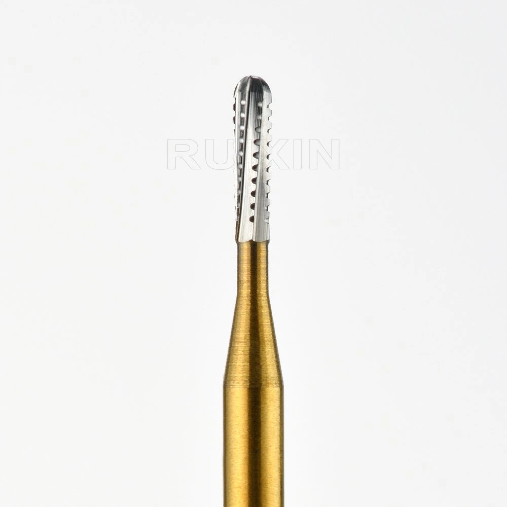 High Speed Dental Cutting Consumables Manufacturer High Speed Metal Cutting Titanium Coating Tungsten Carbide Drill FG-1957