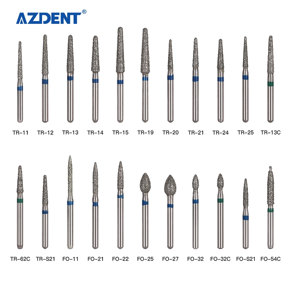 Azdent Factory Price Dental Diamond Burs All Sizes