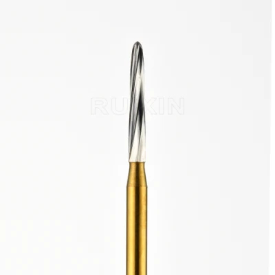 High Speed Dental Cutting Tool FG Shank Safe End Endodontic Titanium Carbide Bur Endo