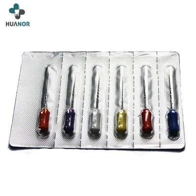 Dental Material for Hand Use Dental Nerve Broach Dental Root Canal Files 21mm/25mm Barbed Broache